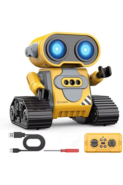 scntoys Oyuncak Uzaktan Kumandalı El Sensörlü Akıllı WALL-E Robot Şarjlı Işık...