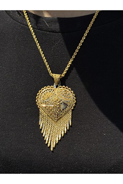 Has Kuyumcum 14 Ayar Altın Hint İşi Kolye Ucu