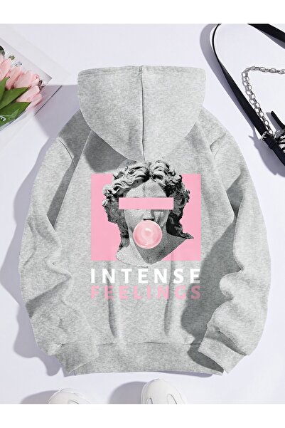 Lider Leather Hanorac unisex cu glugă pentru femei