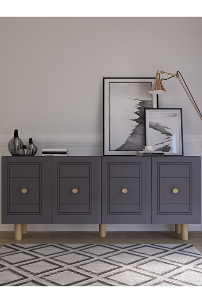 DEMONTE DECOR DARİODD (KB150) BOHEM KONSOL ANTRASİT-ANTRASİT