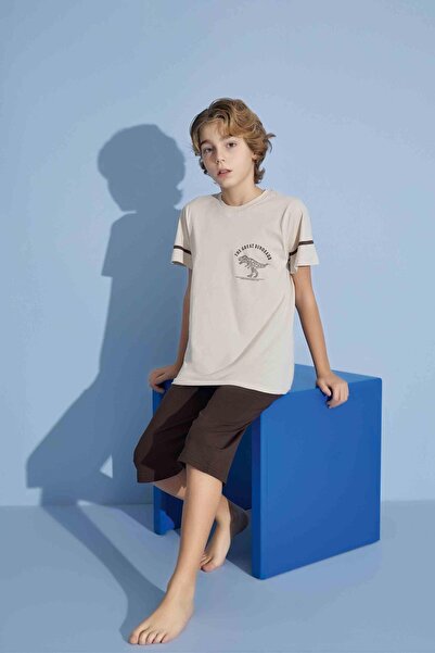 RAPAPA Boy's Combed Cotton Shorts Suit 3943