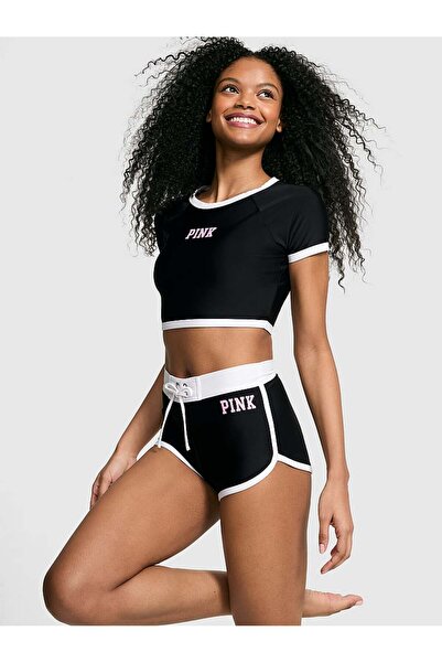 PINK Kısa Kollu Güneş Koruyucu Üst