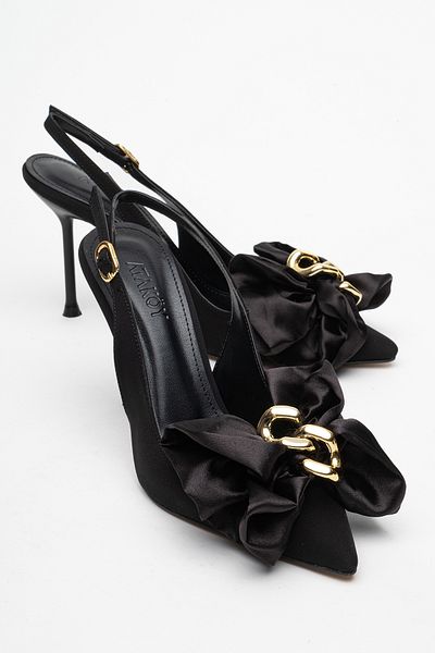Ataköy Ayakkabı Women's Thin Heel Open Back Shoes