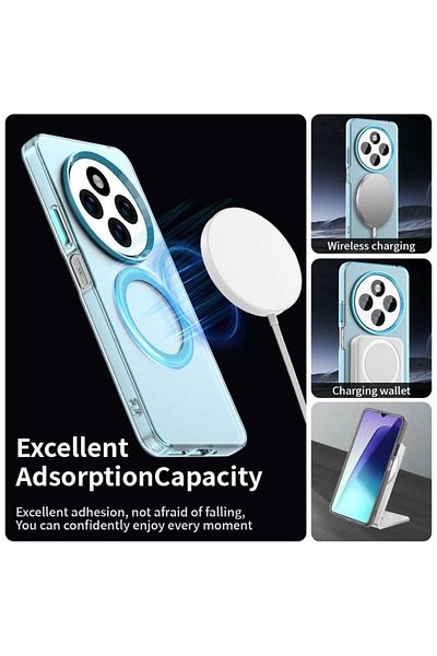 SKYDDAR INNOVATION Case for Xiaomi Redmi 14C / Poco C75, CandyCase, Magsafe, sticker set, Blue