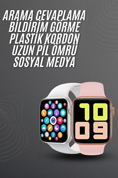UCUZTEKNO Yeni Model Akıllı Saat Dokunmatik Ekran Unisex Amoled Ekran 44 mm