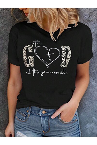 Lider Leather TRICOU ALB CU IMPRIMEU INIMĂ PENTRU FEMEI