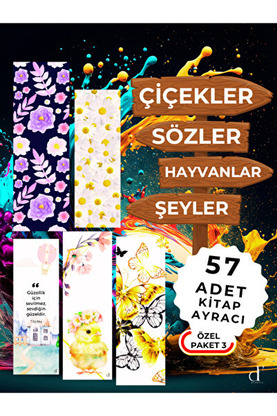 57'li Kitap Ayracı Seti - Özel Paket3