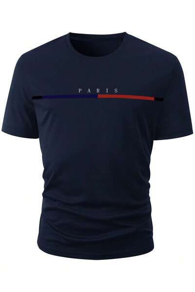 Lider Leather تيشيرت باريس للرجال