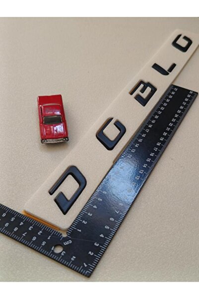 EDEXPORT Doblo Boşluklu Piano Black Bagaj Yazısı 3M 3D ABS