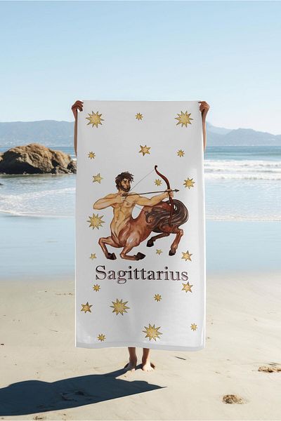 Doruklar Home Collection Modern Patterned Digital Printing Beach Sea Towel Peshtamal 80X160 cm Brs028