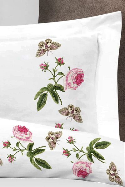 MonoHome 100% Cotton Rose Patterned Duvet Cover Set – 5D Digital Printing, Oeko-Tex Certified