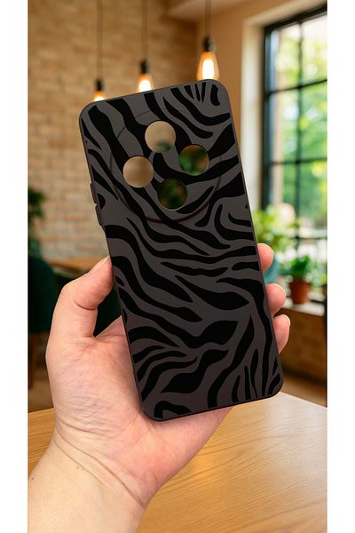 Vip Case Redmi 14C - حافظة مطاطية كلاسيكية ممتصة للصدمات من السيليكون بنمط حمار وحشي277