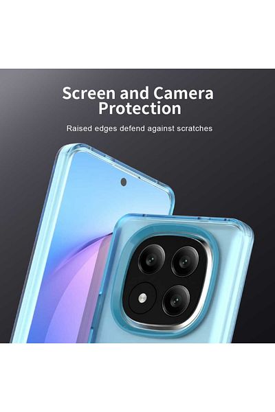 SKYDDAR INNOVATION Case for Xiaomi Redmi Note 14 Pro+ 5G, CandyCase, Magsafe, sticker set, Blue