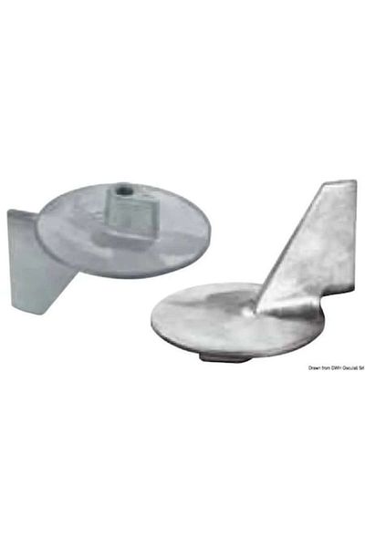 OSCULATI Anod cu Aripa pentru Motoare Suzuki 150-225 CP 2 Timpi si 60-70 CP 4 Timpi, Fara Sistem de Racire, D
