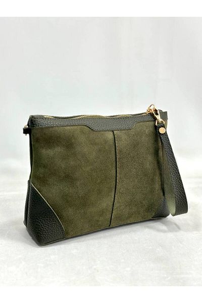 My Easy Shop Women's Bag Genuine Suede Leather Shoulder Bag