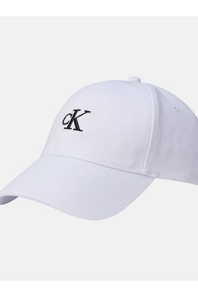 Calvin Klein Monogram Embroidery Baseball Cap