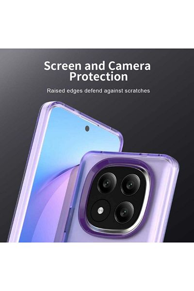 SKYDDAR INNOVATION Case for Xiaomi Redmi Note 14 Pro+ 5G, CandyCase, Magsafe, sticker set, Purple