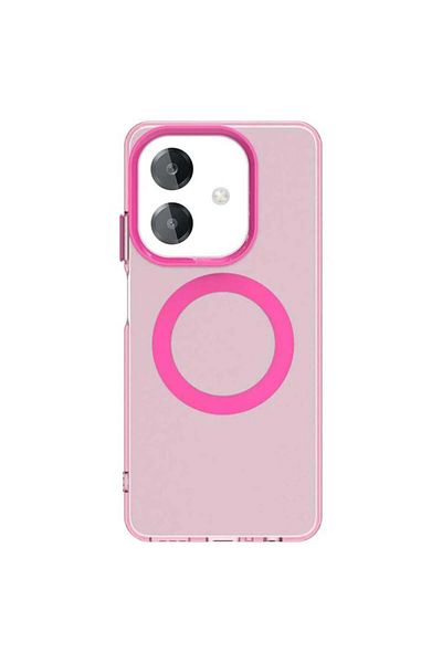 SKYDDAR INNOVATION Case for Oppo A40 4G / A60 5G, CandyCase, Magsafe, sticker set, Pink