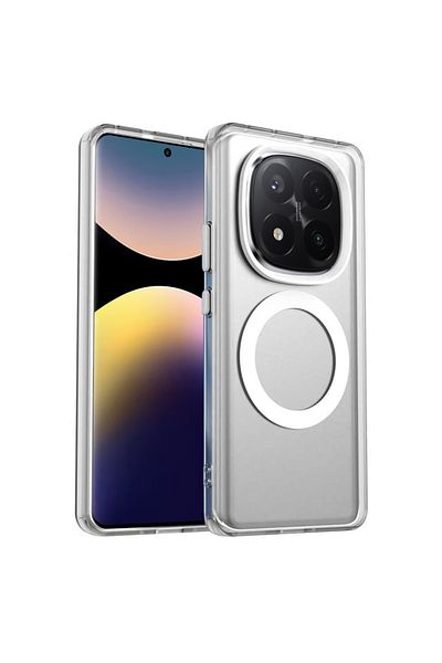 SKYDDAR INNOVATION Case for Xiaomi Redmi Note 14 Pro+ 5G, CandyCase, Magsafe, sticker set, White