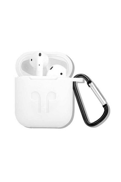 SOHO Husa suport casti Apple AirPods, Alb