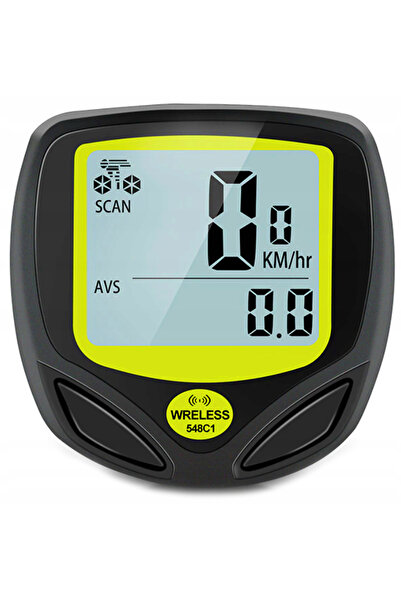 SERSIMO Ciclocomputer vitezometru wireless pentru bicicleta, 14 functii, negru