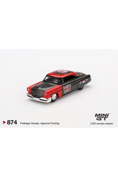 mini gt Lincoln Capri Hot Rod 1954 "Shadow Puppet" Mini Gt X Mizu Diecast 2024 Bl 874