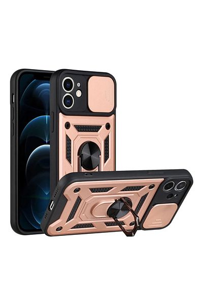 Felba Phone Case for iPhone 11, V755, Polyurethane, Rose Gold