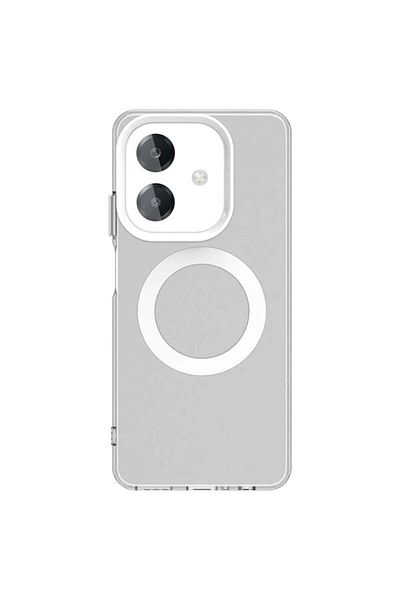 SKYDDAR INNOVATION Case for Oppo A40 4G / A60 5G, CandyCase, Magsafe, sticker set, White