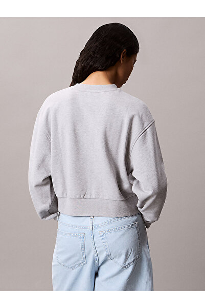 Calvin Klein Kadın Gri Sweatshirt