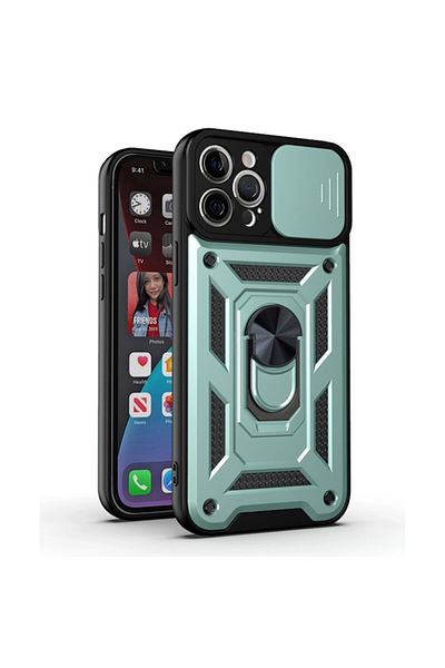 Felba Case for iPhone 11 Pro Max, V765, Polyurethane, Green