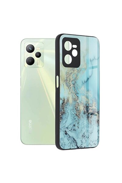 OEM Θήκη Realme C35, Σειρά Techsuit Glaze - Blue Ocean