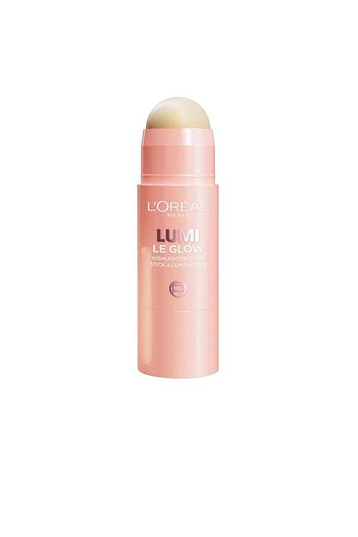 L'Oreal Paris Iluminator stick cu textura cremoasa, LUMI LE GLOW, 635 golden couture, 6.5 g