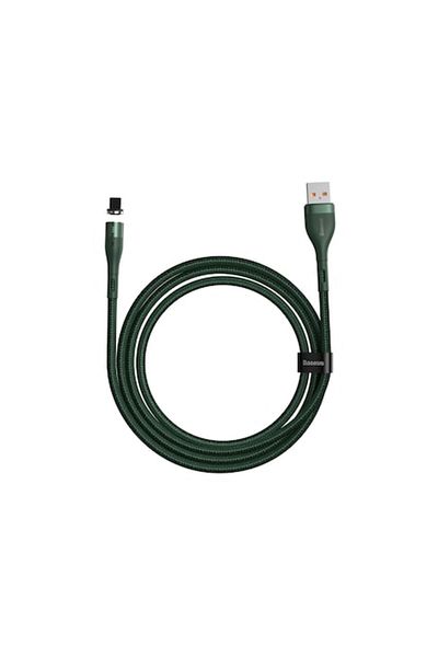 Baseus Magnetic Lightning USB Cable, Data Transfer and Charging, 1 m, Green