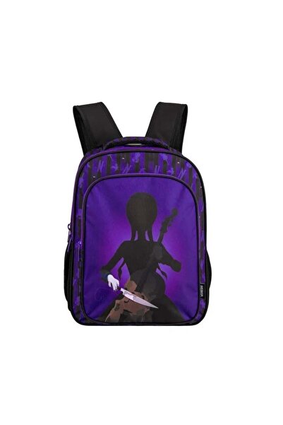 divendi-ro School backpack, model Wednesday, 32x18x43 cm, purple
