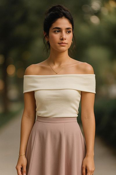 Keywest Γυναικείο μπλουζάκι με γιακά Madonna Off Shoulder