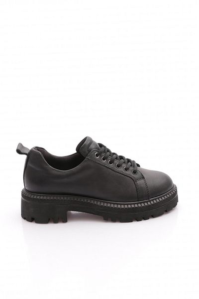 Mammamia D24Ka-535 Women's Leather Casual Shoes