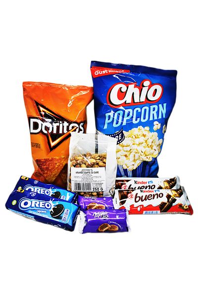 OEM Pachet snacksuri pentru vineri seara, 9 produse
