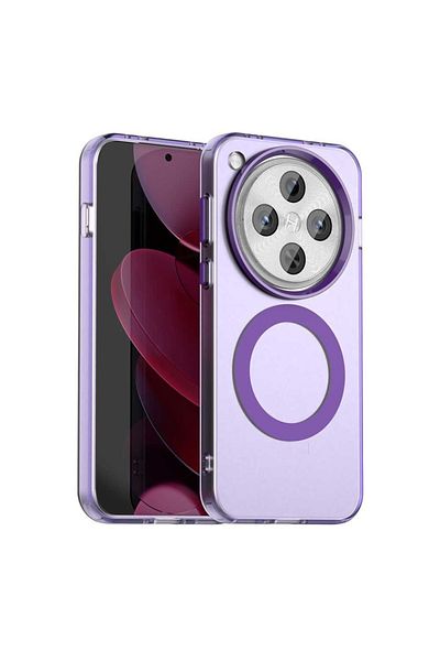 SKYDDAR INNOVATION Case for Oppo Find X8 Pro, CandyCase, Magsafe, sticker set, Purple