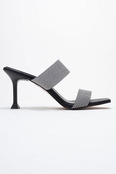 Ataköy Ayakkabı Women's strap heel slippers
