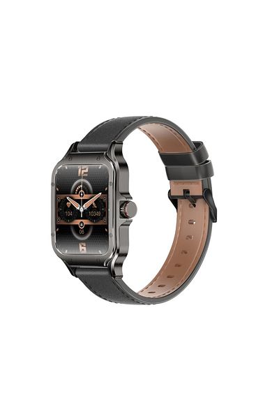 Promate ActivLife™ Curved AMOLED Screen Smartwatch with BT Calling