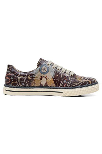Dogo Women's Vegan Leather Multicolor Sneakers - the Cats of Istanbul Design