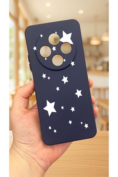 Vip Case Redmi 14C - حافظة مطاطية كلاسيكية ممتصة للصدمات من السيليكون بنمط نجمة صغيرة 277