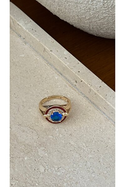 Muse Sister Özel Seri Renkli Taşlı Angela Yüzük