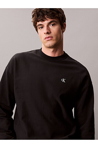 Calvin Klein Erkek Siyah Sweatshirtler