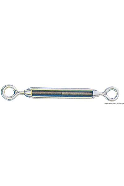 OSCULATI Șurub cu ochi din oțel inoxidabil cu două elemente de fixare pentru tensionatoare, 320 kg