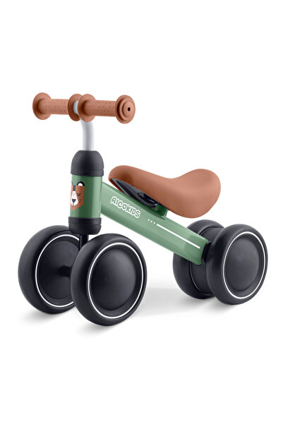 Ricokids Vehicul Ride On fara pedale Cross Country Green, De la 12 luni, Cadr...