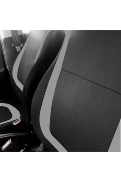 CED AUTO TRADE Set Huse universale pentru scaune auto - gri, fata-spate