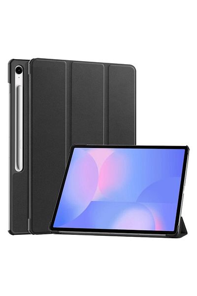 Techsuit Husa pentru Samsung Galaxy Tab S10 FE Plus, I10, Microfibra, Black