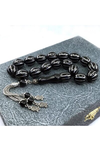 tesbihpasaji Beyzi Kesim Karpuz İşlemeli Maskot Gürcistan Taşı Tesbih