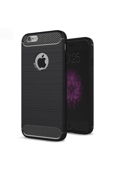 OEM Husa compatibila cu iPhone 6/6s, Military-Grade Drop Protection, N111, Plastic, Pitch Black
